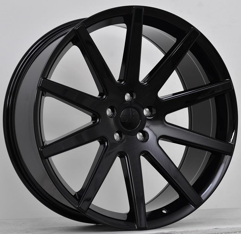 D54 Glossblack 9,5x22 5/139,7 ET17 CB78,1 60°