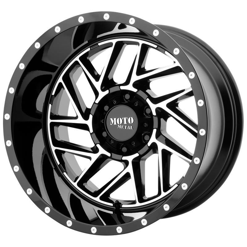 MO985 Gloss Black Machined 9x20 6/139,7 ET18 CB106,2 60°