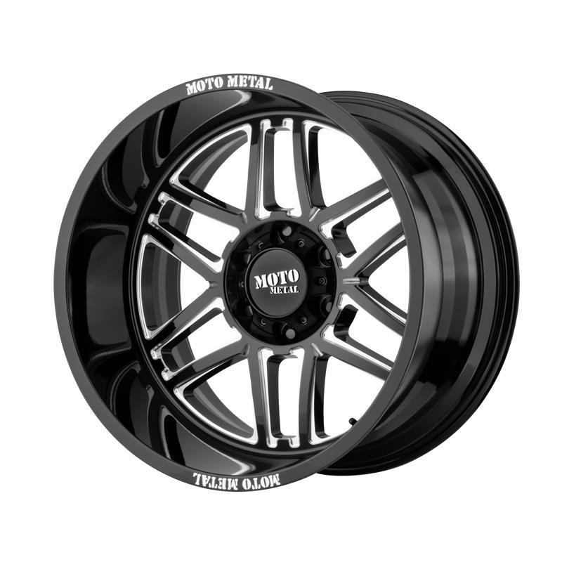 MO992 Gloss Black Milled 9x20 6/139,7 ET18 CB106,2 60°