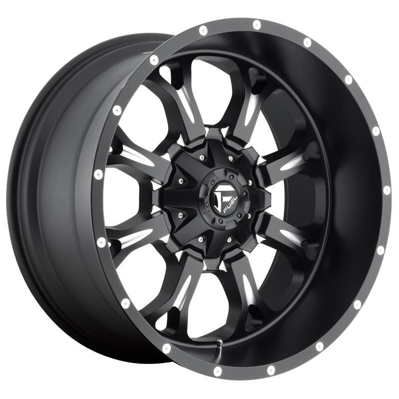 FC517 MATTE BLACK MILLED 9x17 8/165,1 ET20 CB125,1 60°