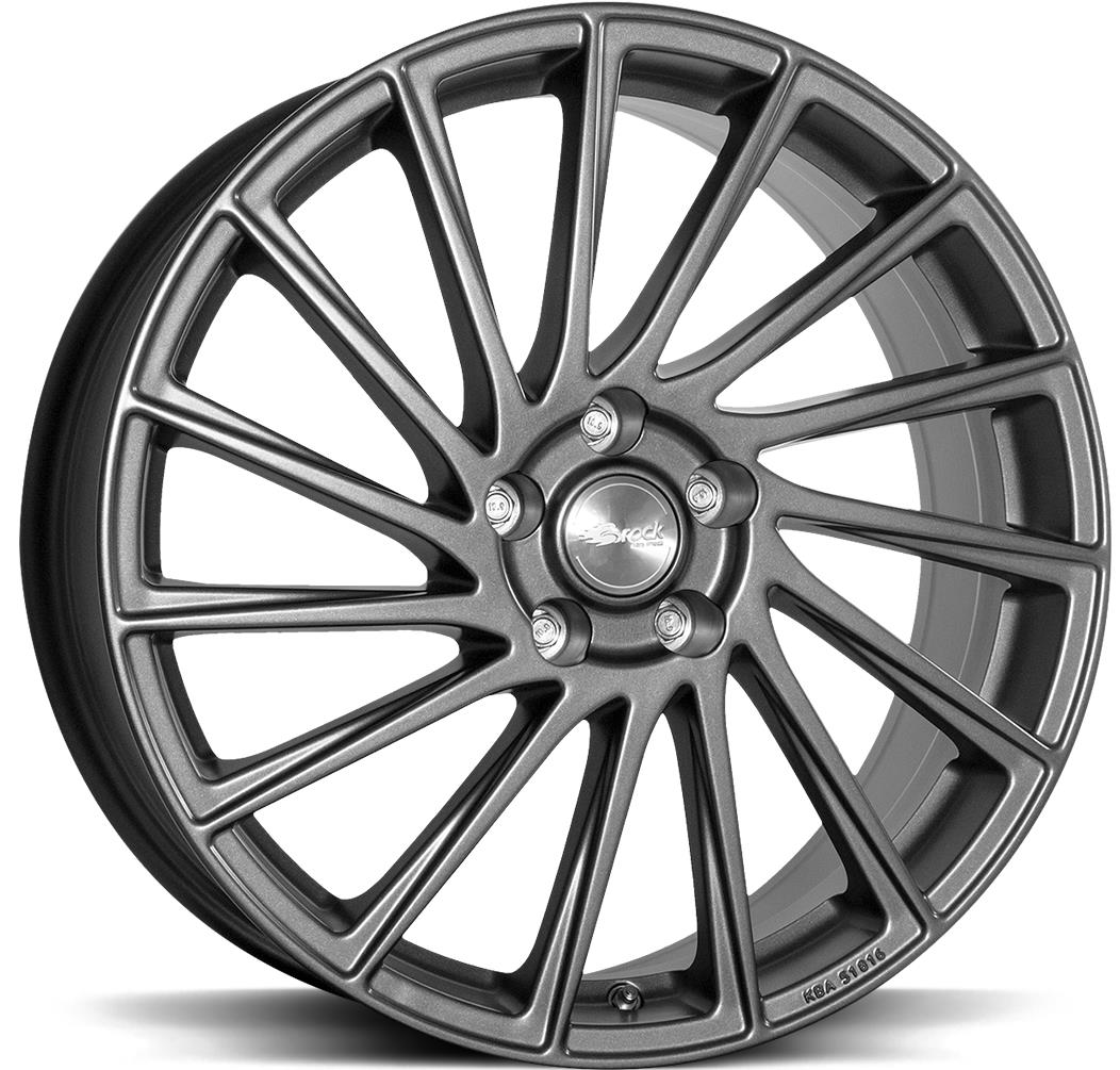 BROCK B39 Himalaya Grey Matt 7,5x19 5/108 ET55 CB63,4 60°