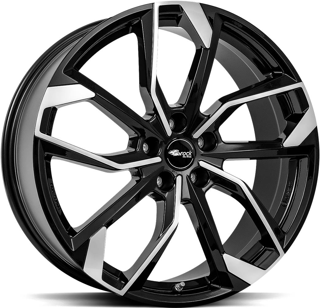 BROCK RC34 Black Full Polish 6,5x16 5/108 ET45 CB63,4 60°