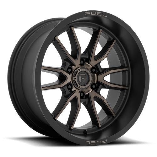 D762 CLASH MATTE BLACK DOUBLE DARK TINT 9x17 6/135 ET1 CB87,1 60°