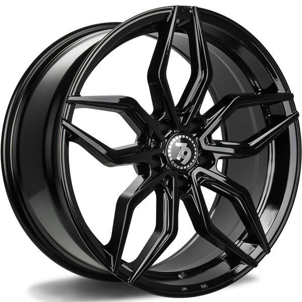 SCF-D Black Glossy 8x18 5/108 ET45 CB67,1 60°