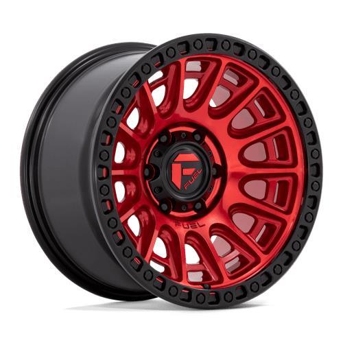 D834 CYCLE CANDY RED W/ BLACK RING 9x20 6/135 ET1 CB87,1 60°