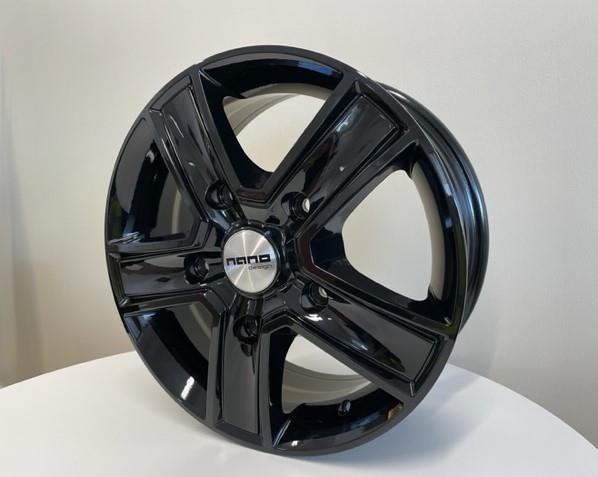 Nano BK473 Glossy Black 6,5x16 5/160 ET58 CB65,1 60°