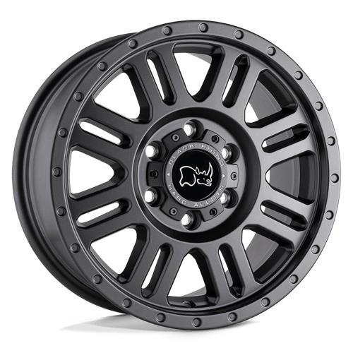 YELLOWSTONE MATTE GUNMETAL 8x17 6/130 ET38 CB84,1 60°