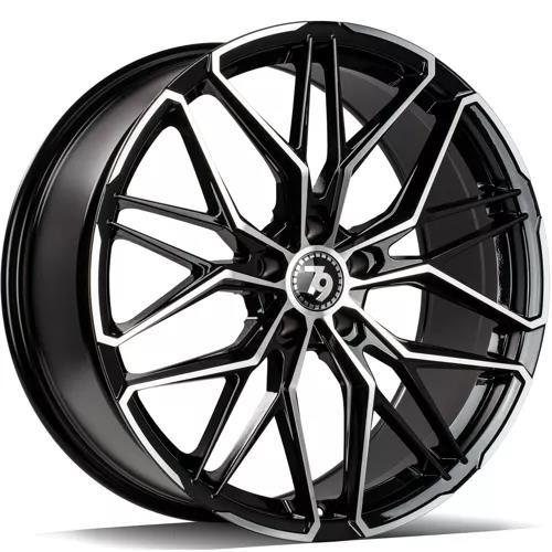 SCF-J Black Front Polished 8x18 5/112 ET45 CB67,1 60°