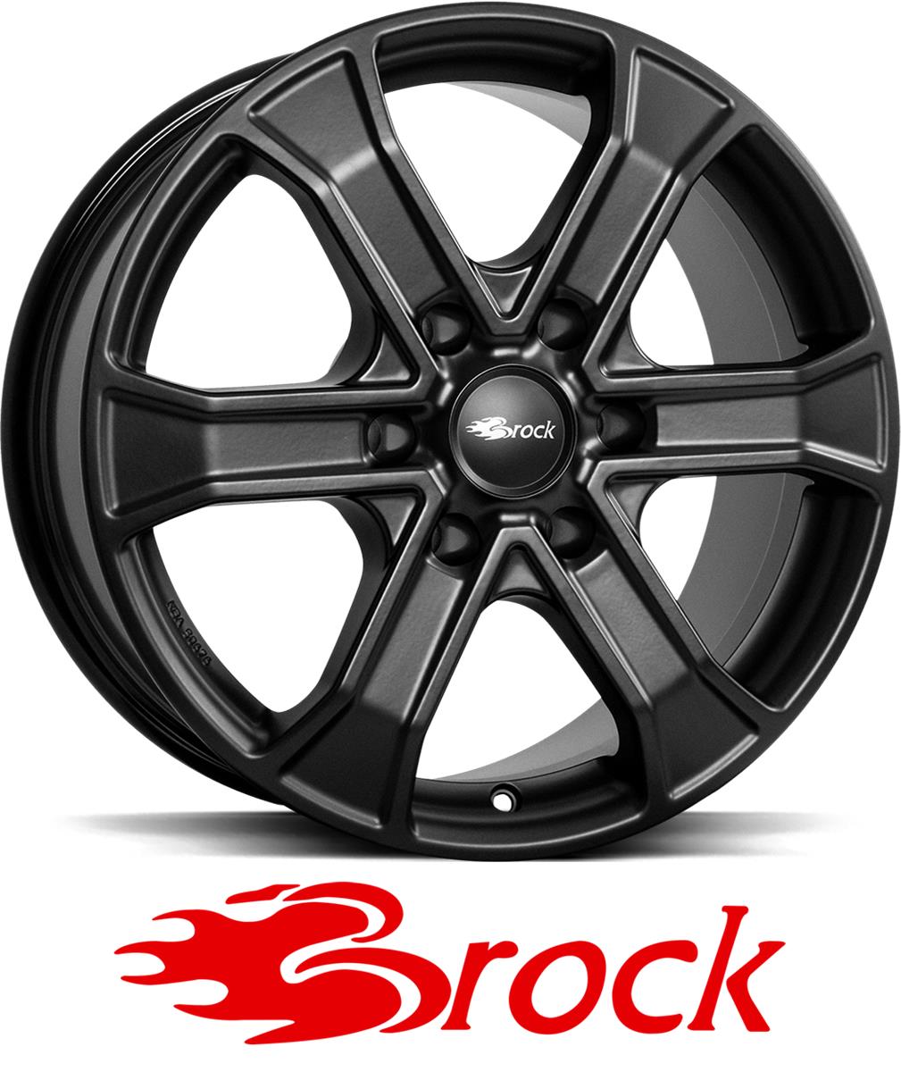 BROCK RC31 Satin Black Matt 7x17 6/130 ET40 CB74,6 60°