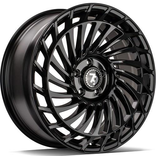 SCF-K Black Glossy 8x18 5/108 ET45 CB67,1 60°