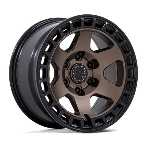 BR022 BAHARI BURNT BRONZE W/ MATTE BLACK LIP 8,5x17 5/127 ET-10 CB71,5 60°